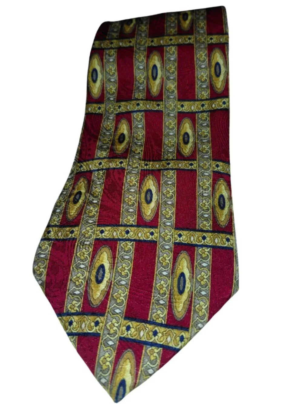 Jos. A. Bank Men's 100% Silk Art Deco Vintage Neck Tie
